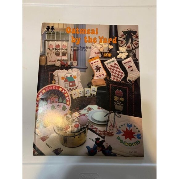 Vintage Oatmeal by the Yard Quilting, Cross Stitch & Crafts Chart Vanessa Ann Co - Picture 1 of 3